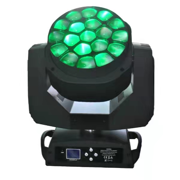19颗LED蜜蜂眼调焦摇头灯